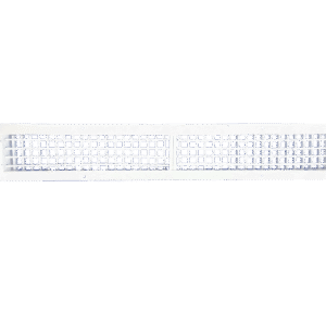 DDG-R : GRILLE DOUBLE DEFLEXION  POUR GAINES RONDES