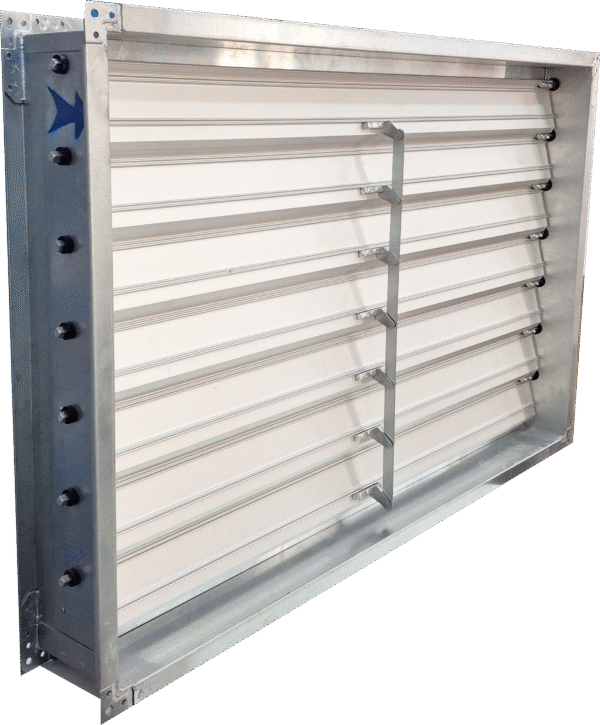 NRD-100 : CLAPET DE NON RETOUR   AILETTES 100mm