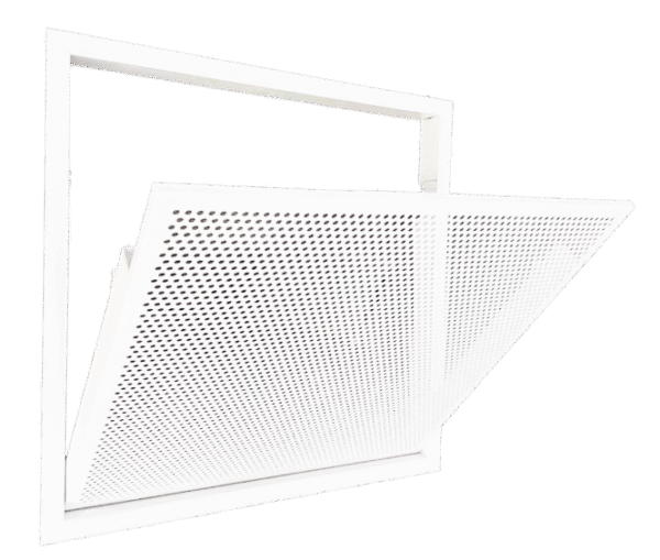 PRG-IFH : GRILLE DE REPRISE PERFOREE AVEC PORTE FILTRE INTEGREE