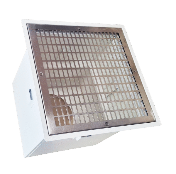 SAB-F : CAISSON DE SOUFFLAGE PORTE FILTRE AVEC GRILLE