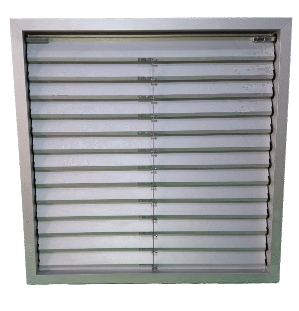 SLG-100 : VOLET DE SURPRESSION EN FACADE  PAS DE 100mm